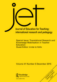 Cover image for Journal of Education for Teaching, Volume 41, Issue 5, 2015