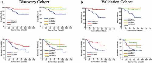 Figure 5. Prognostic significance of TLS phenotypes in GIST patients with the history of postoperative imatinib usage