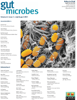 Cover image for Gut Microbes, Volume 5, Issue 4, 2014