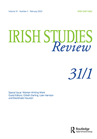 Cover image for Irish Studies Review, Volume 31, Issue 1, 2023