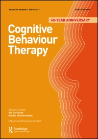 Cover image for Cognitive Behaviour Therapy, Volume 47, Issue 4, 2018