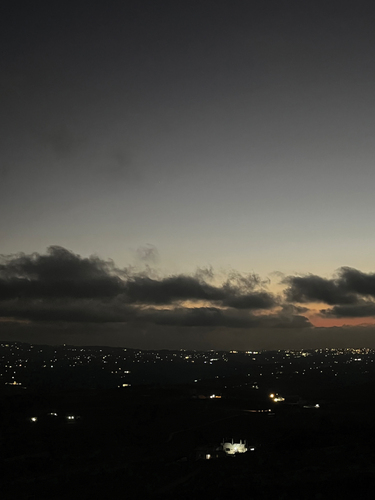 Figure 2. Nightfall in Jabal ‘AmilCredit: All images by author.