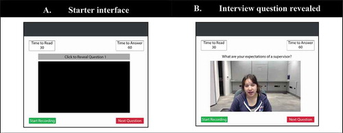 Figure 2. Question preparation and response in the sample SIGHT implementation