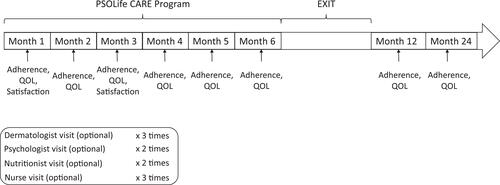 Figure 1 PSOLife CARE program structure.