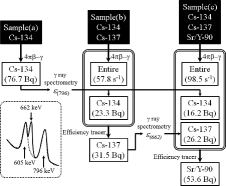 Figure 3. Block diagram of data analysis. Each of the obtained result is written in parenthesis.