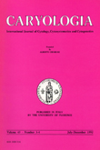Cover image for Caryologia, Volume 45, Issue 3-4, 1992