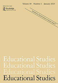 Cover image for Educational Studies, Volume 49, Issue 1, 2023