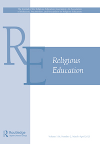 Cover image for Religious Education, Volume 116, Issue 2, 2021