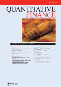 Cover image for Quantitative Finance, Volume 17, Issue 5, 2017