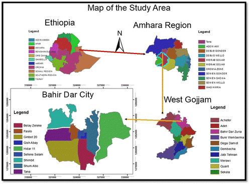 Figure 1. Map of the study area.