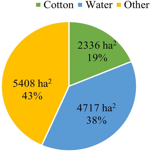 Figure 3. Data set area distribution.