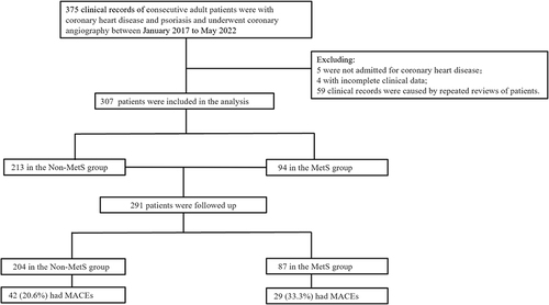 Figure 1 Flow chart showing the selection of patients.