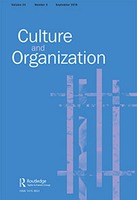 Cover image for Culture and Organization, Volume 24, Issue 4, 2018