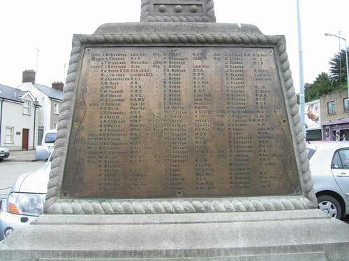 Figure 6. North panel Drogheda war memorial. Courtesy of www.irishwarmemorials.com
