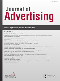 Cover image for Journal of Advertising, Volume 50, Issue 5, 2021
