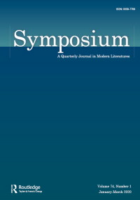 Cover image for Symposium: A Quarterly Journal in Modern Literatures, Volume 74, Issue 1, 2020