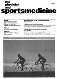 Cover image for The Physician and Sportsmedicine, Volume 15, Issue 4, 1987