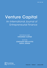 Cover image for Venture Capital, Volume 24, Issue 1, 2022
