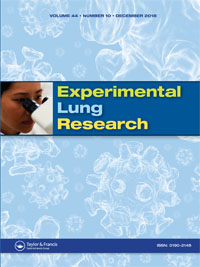 Cover image for Experimental Lung Research, Volume 44, Issue 10, 2018