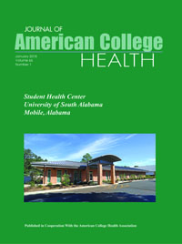 Cover image for Journal of American College Health, Volume 66, Issue 1, 2018