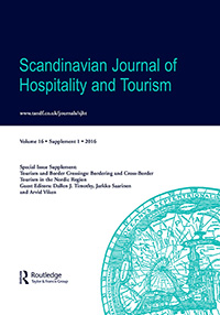 Cover image for Scandinavian Journal of Hospitality and Tourism, Volume 16, Issue sup1, 2016