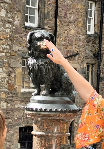 Figure 4. Greyfriars Bobby in Edinburgh has only recently attracted patting of the nose.
