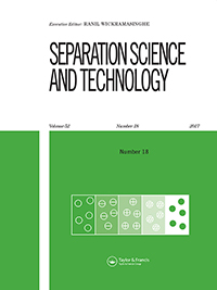 Cover image for Separation Science and Technology, Volume 52, Issue 18, 2017