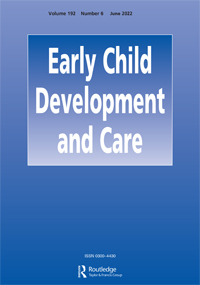 Cover image for Early Child Development and Care, Volume 192, Issue 6, 2022