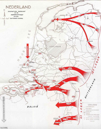 Figure 3. ‘Invasion map’ (1940).Source: https://tinyurl.com/y4qerpaf