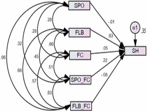 Figure 3. Structural model.