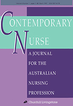 Cover image for Contemporary Nurse, Volume 6, Issue 1, 1997