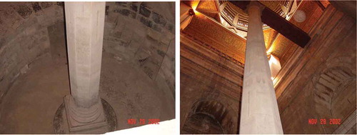Fig. 8 The Roda Nilometer, near Cairo, as it stands today; water entered through three tunnels and filled the Nilometer chamber up to river level (Photos: Aris Georgakakos).