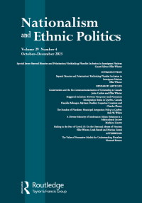 Cover image for Nationalism and Ethnic Politics, Volume 29, Issue 4, 2023