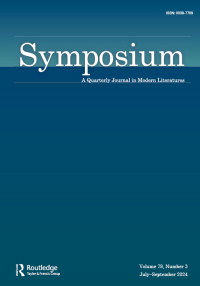 Cover image for Symposium: A Quarterly Journal in Modern Literatures, Volume 78, Issue 3, 2024