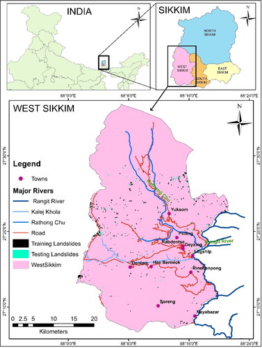 Figure 1. Map of the study area.