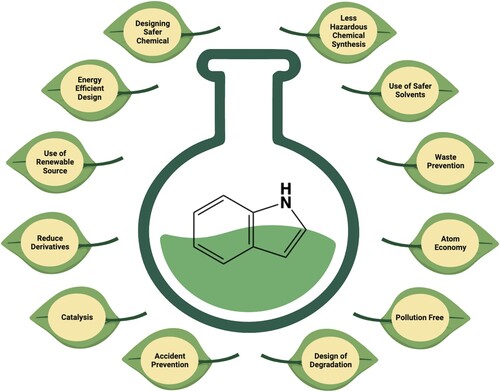 Figure 3. Principles of green synthesis.