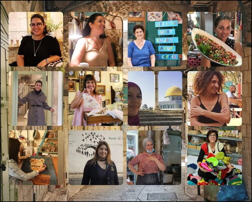 Figure 2. Screen capture of Facebook page promoting the women business owners of Nazareth. Sourced from Facebook by Alon Gelbman, March 2021.