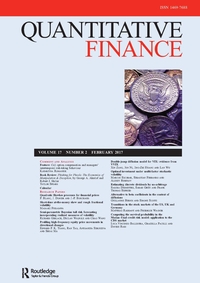 Cover image for Quantitative Finance, Volume 17, Issue 2, 2017