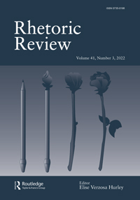 Cover image for Rhetoric Review, Volume 41, Issue 3, 2022
