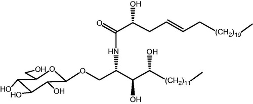 Figure 1. The chemical structure of portulacerebroside A (PCA).