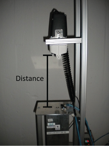 Figure 2. Experimental setup for bench testing of diluted gas pulses.