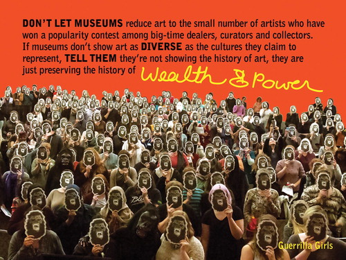 Figure 1. Guerrilla Girls, Wealth & Power, 2016. © Guerrilla Girls, courtesy guerrillagirls.com.