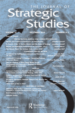 Cover image for Journal of Strategic Studies, Volume 37, Issue 6-7, 2014