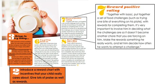Figure 1. Details from ‘Fight the Fussy Eating’ (The London Nutritionist Citation2012).