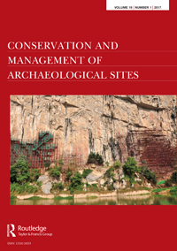 Cover image for Conservation and Management of Archaeological Sites, Volume 19, Issue 1, 2017