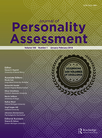 Cover image for Journal of Personality Assessment, Volume 100, Issue 1, 2018