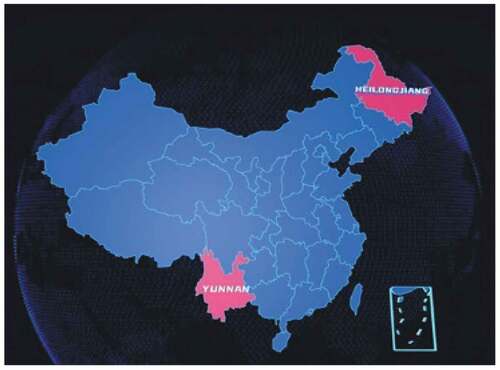 Figure 3. Map of industrial hemp cultivation in China.