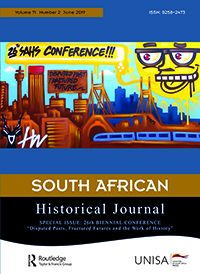 Cover image for South African Historical Journal, Volume 71, Issue 2, 2019