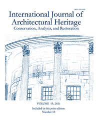 Cover image for International Journal of Architectural Heritage, Volume 15, Issue 10, 2021