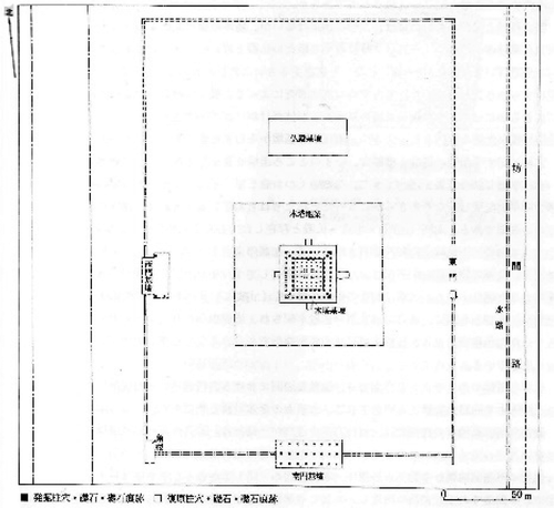 Figure 3. Layout of the Yongning Temple(Source: IACASS Citation1996).
